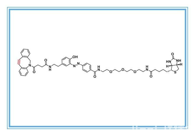 Diazo Biotin-PEG3-DBCO,二苯并环辛炔PEG3重氮生物素,无铜 Click Chemistry(图1)